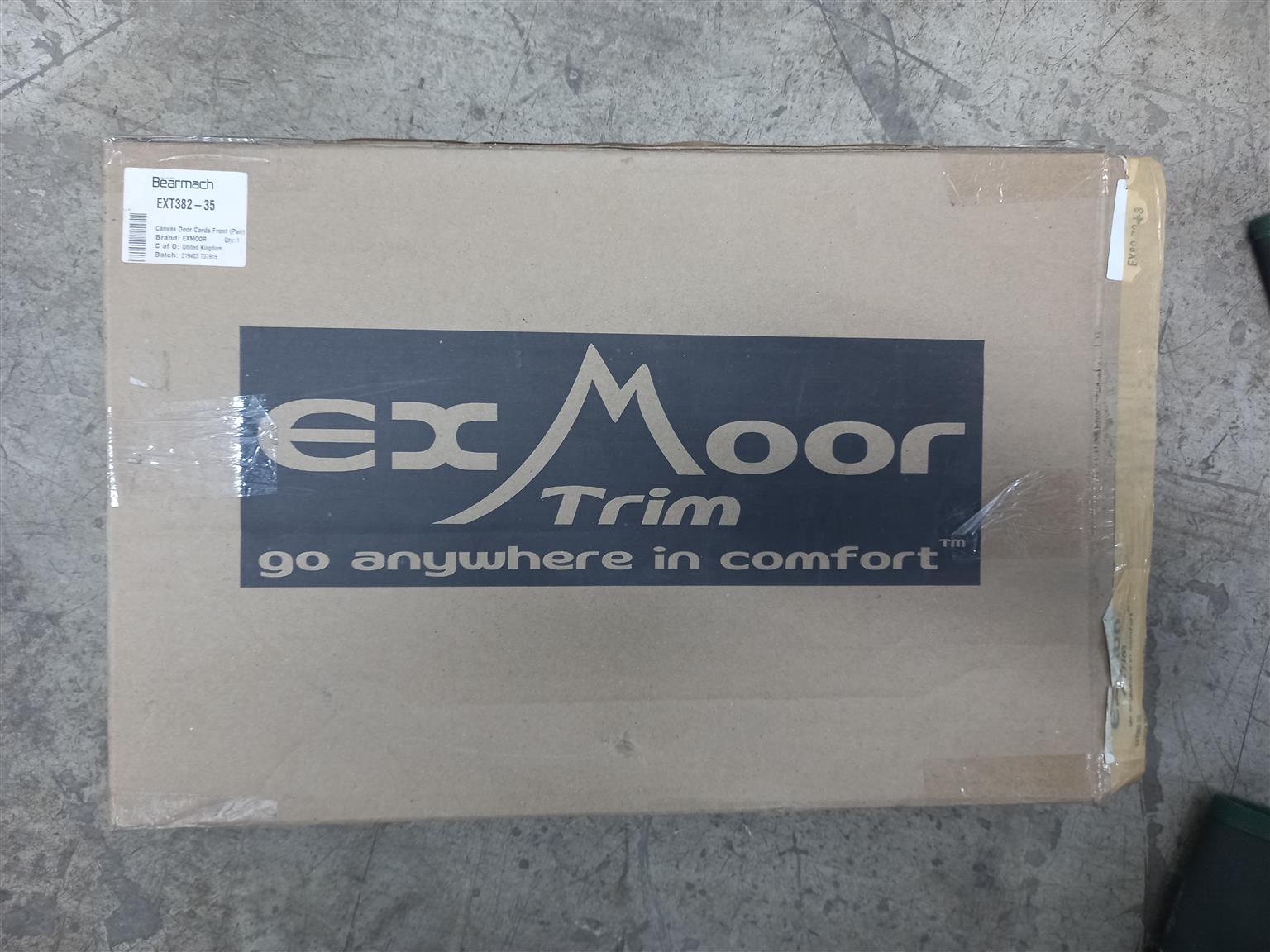 Land Rover Series Exmoor Canvas Front Door Panels (Pair) For Series, Defender -S - Private Seller