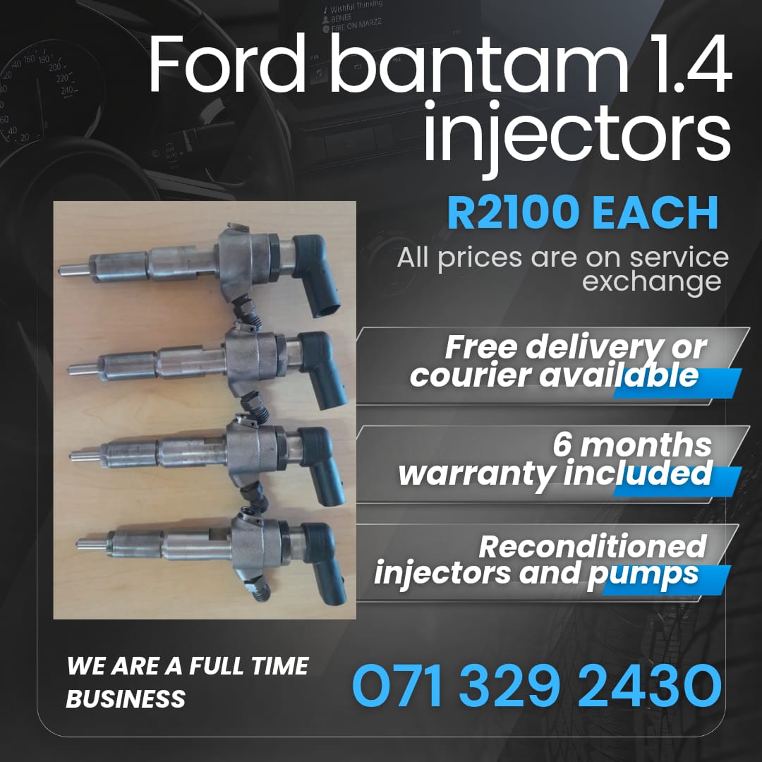 FORD BANTAM 1.4 INJECTORS FOR SALE WITH WARRANTY - Private Seller FORD BANTAM 1.4 INJECTORS FOR SALE WITH WARRANTY - Private Seller