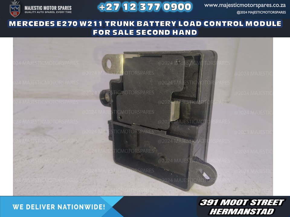 Mercedes-Benz E270 W211 Trunk Battery Load Control Modules for Sale - Private Seller