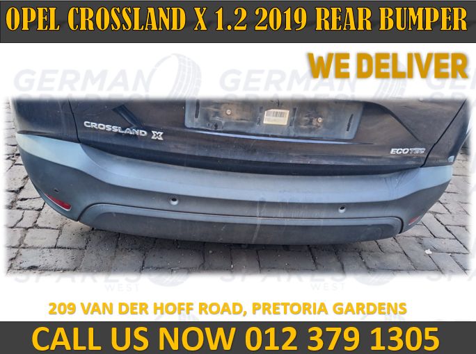 OPEL CROSSLAND X 1.2 2019 REAR BUMPER – USED FOR SALE - Private Seller OPEL CROSSLAND X 1.2 2019 REAR BUMPER – USED FOR SALE - Private Seller