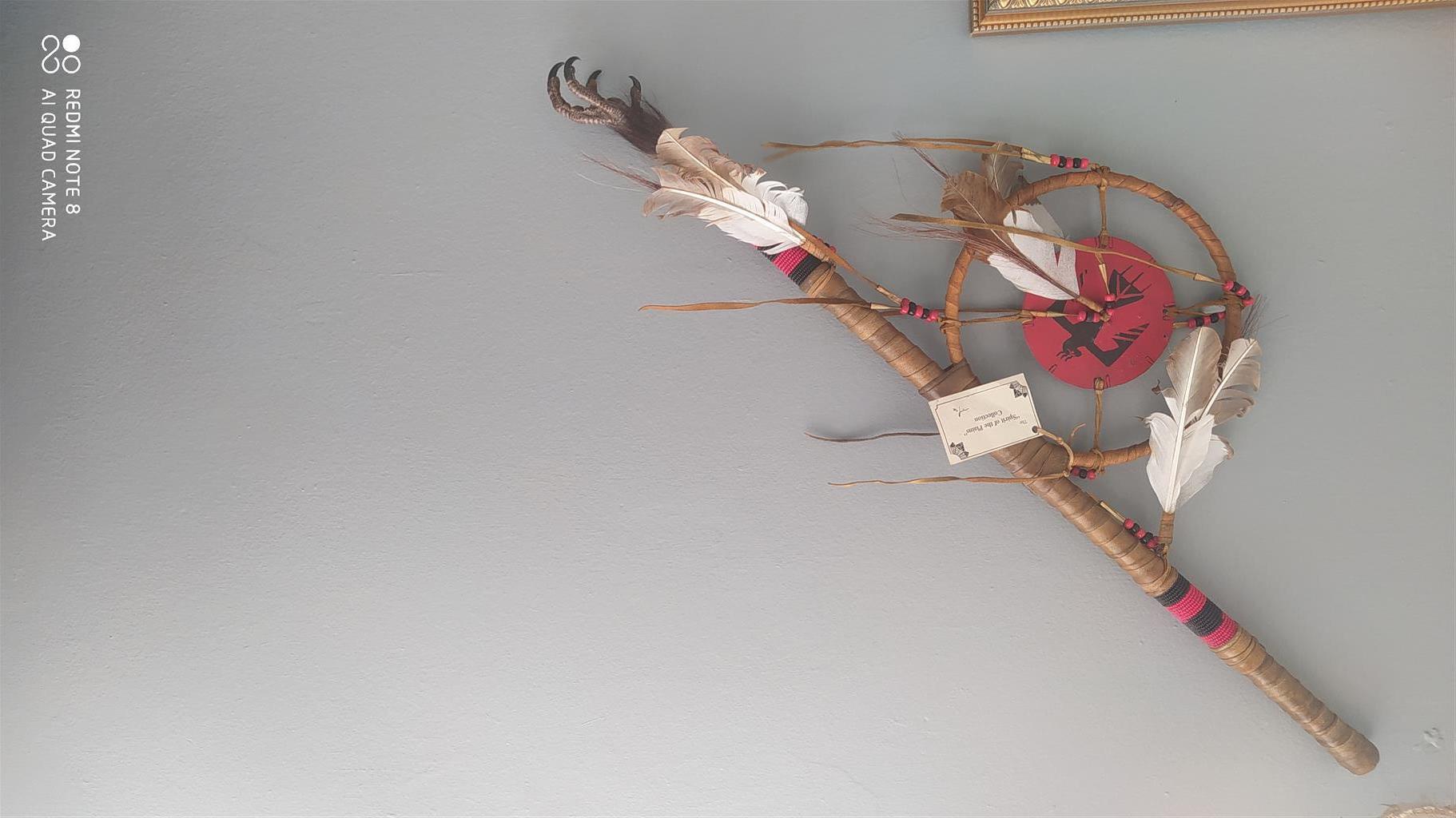 Native American Heritage Alaskan musk and Dancing stick