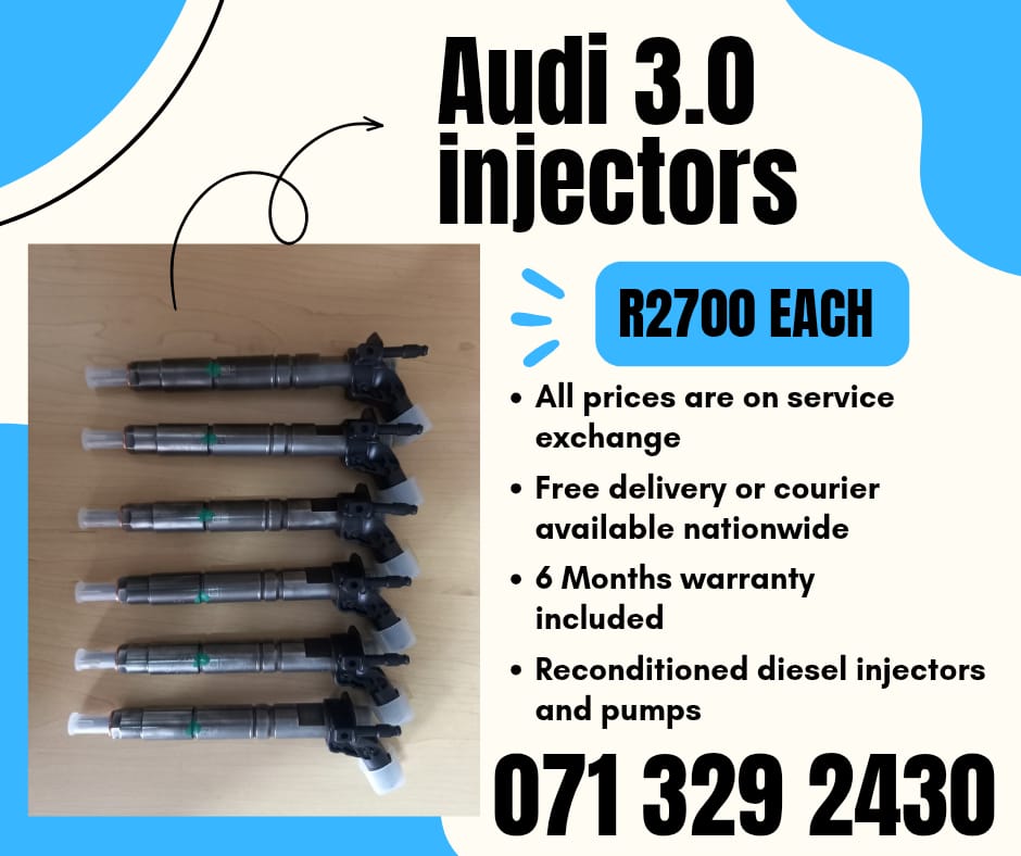 AUDI 3.0 INJECTORS WITH WARRANTY INCLUDED IN THE - Private Seller AUDI 3.0 INJECTORS WITH WARRANTY INCLUDED IN THE - Private Seller