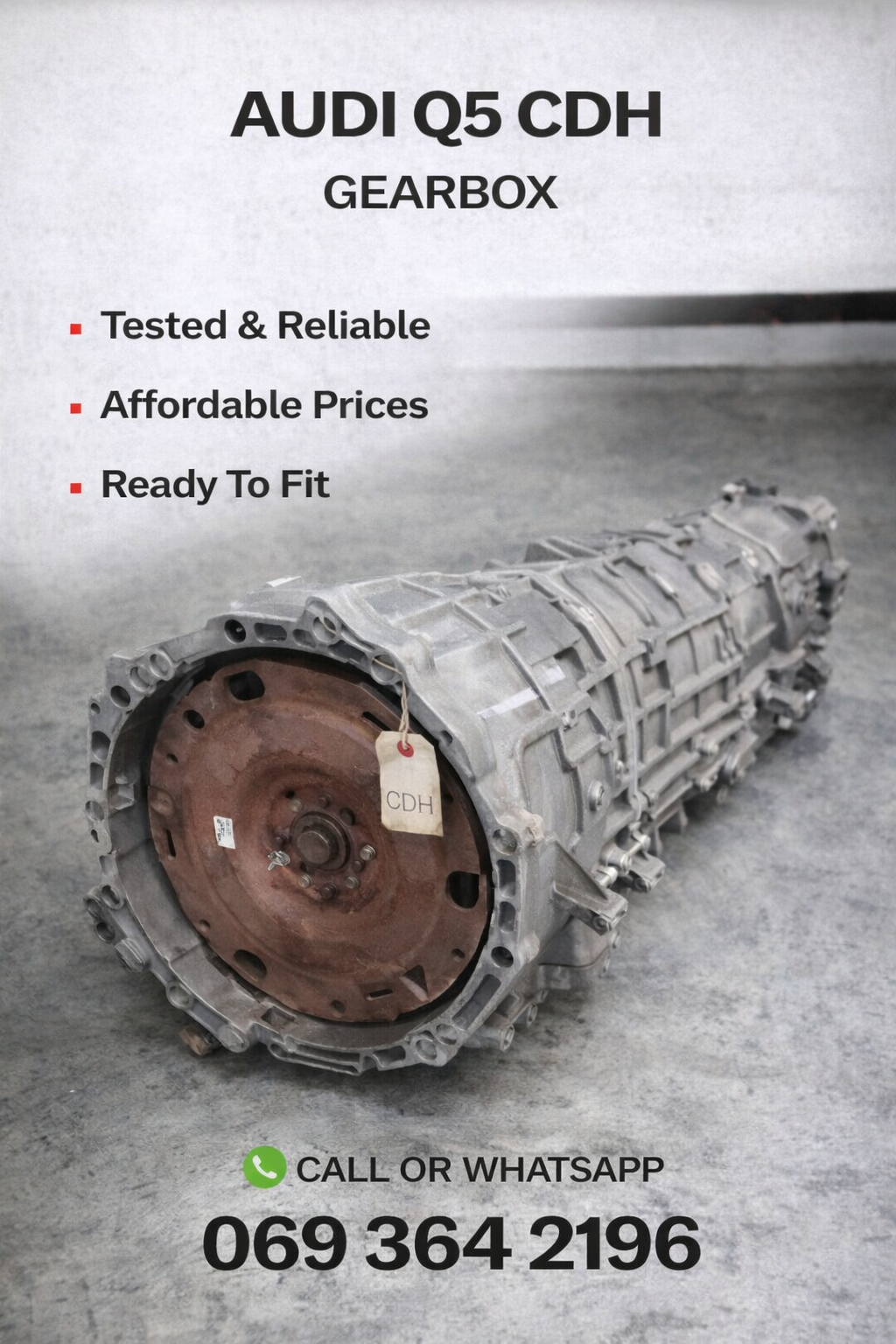 AUDI Q5 CDH Automatic gearbox available for sale - Private Seller AUDI Q5 CDH Automatic gearbox available for sale - Private Seller