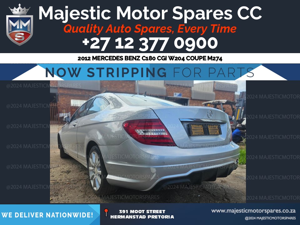 Stripping 2012 Mercedes Benz C180 CGI W204 Coupe for Spares - Private Seller