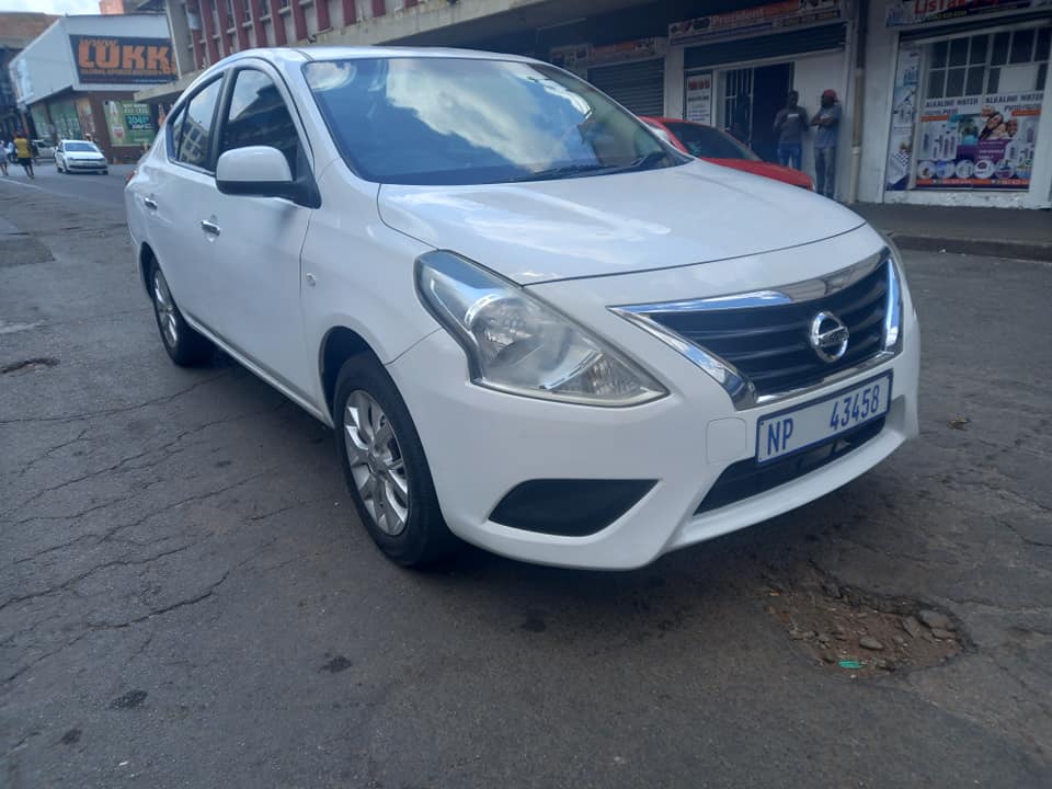 2019 NISSAN ALMERA 1.5 PETROL SEDAN, MANUAL TRANSMISSION, WHITE COLOUR
