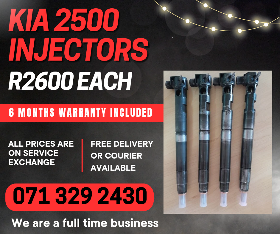 KIA 2500 INJECTORS FOR SALE WITH WARRANTY INCLUDED - Private Seller KIA 2500 INJECTORS FOR SALE WITH WARRANTY INCLUDED - Private Seller