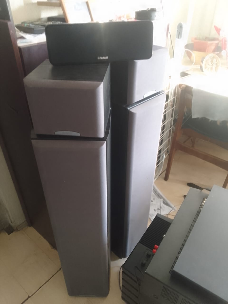 Sony speackers and yamaha reciever