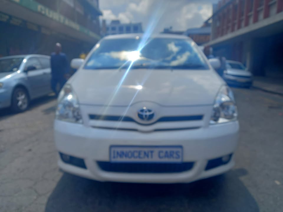 2008 TOYOTA VERSO 1.6 PETROL, MANUAL TRANSMISSION, WHITE COLOUR, MILEAGE PETROL109000KM