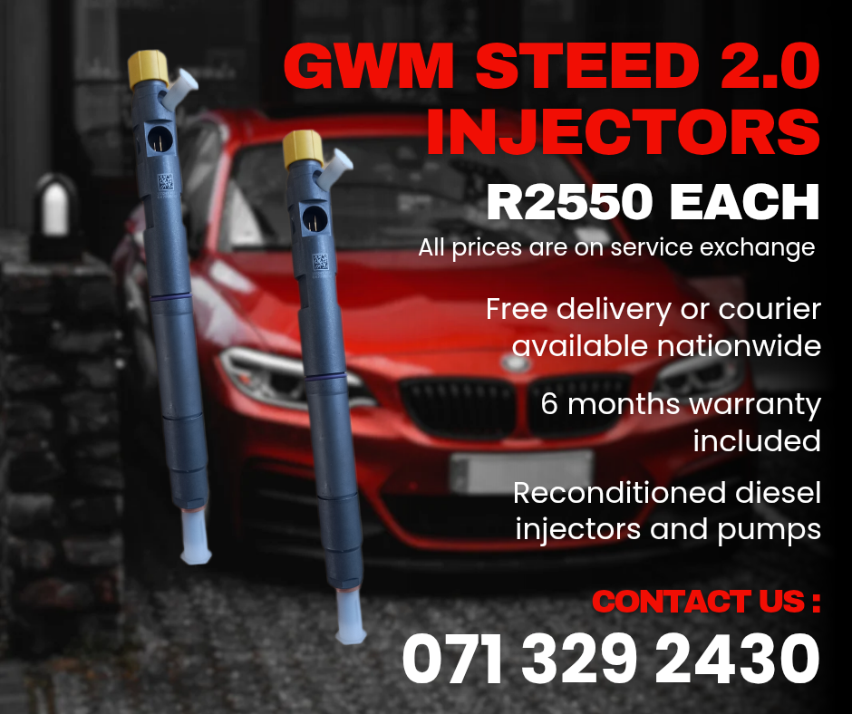 GWM STEED 2.0 INJECTORS FOR SALE WITH WARRANTY - Private Seller GWM STEED 2.0 INJECTORS FOR SALE WITH WARRANTY - Private Seller