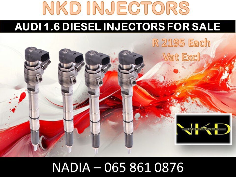 AUDI 1.6 DIESEL INJECTORS FOR SALE OR RECON SAME DAY