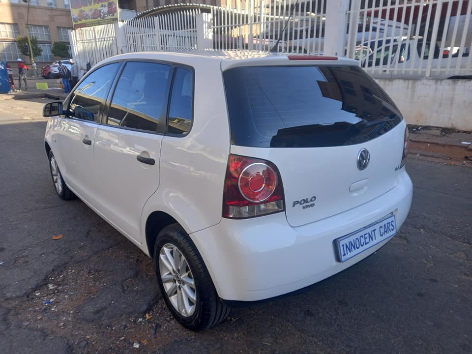 2012 VW POLO VIVO 1.4 PETROL, MANUAL, WHITE COLOR,