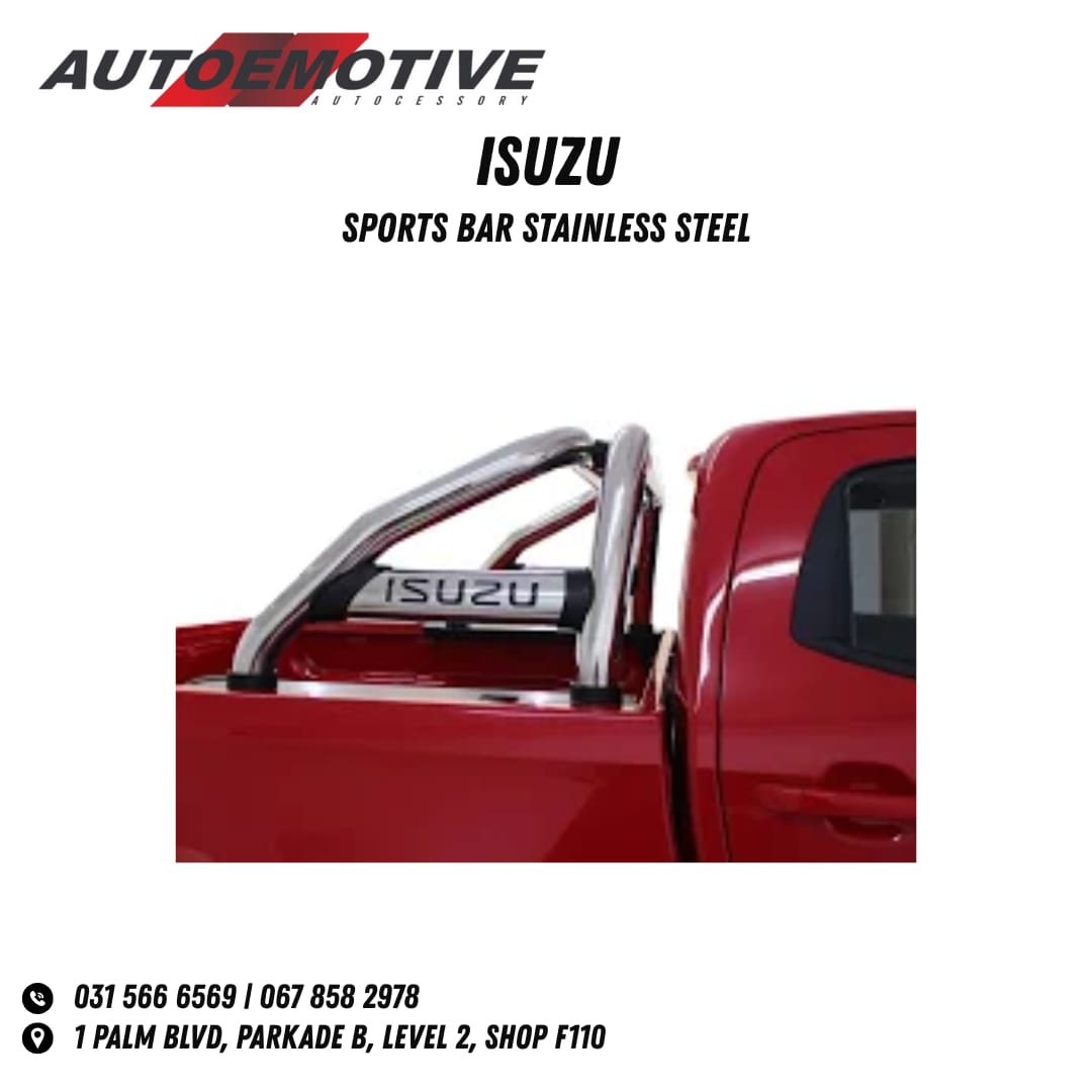 Isuzu Stainless Steel Sports Bar | Supplied and Fitted - Umhlanga - Private Seller Isuzu Stainless Steel Sports Bar | Supplied and Fitted - Umhlanga - Private Seller