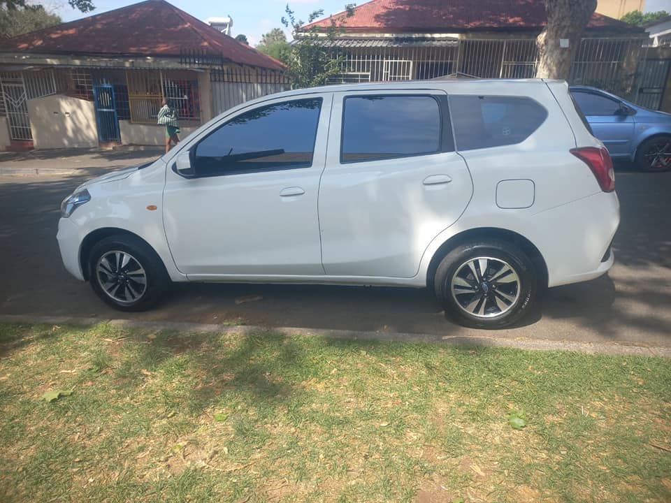 2020 DATSUN GO PLUS 1.2 PETROL, MANUAL, WHITE COLOR, MILEAGE  7SEATER, SK