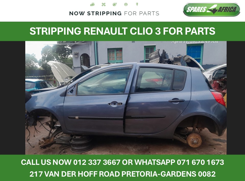 Renault Clio 3 Stripping for Parts - Private Seller Renault Clio 3 Stripping for Parts - Private Seller