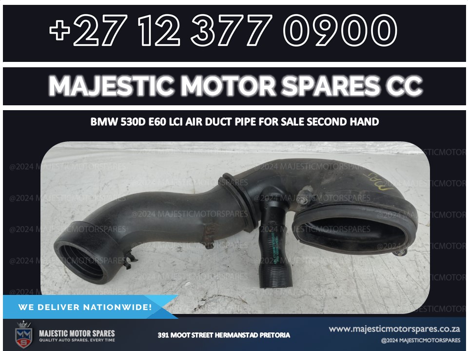 BMW 530d e60 lci air duct pipe for sale second hand - Private Seller BMW 530d e60 lci air duct pipe for sale second hand - Private Seller