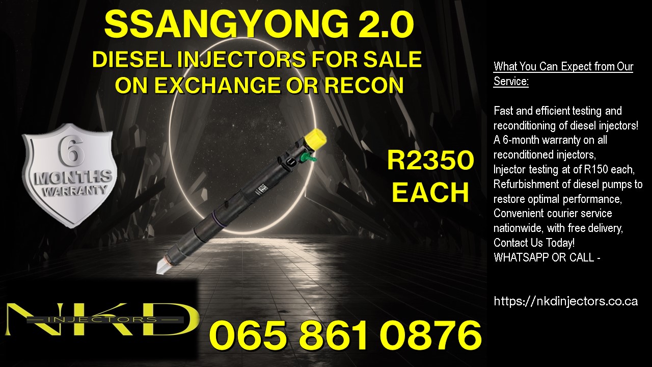 SSANGYONG common rail injectors for sale - Private Seller SSANGYONG common rail injectors for sale - Private Seller