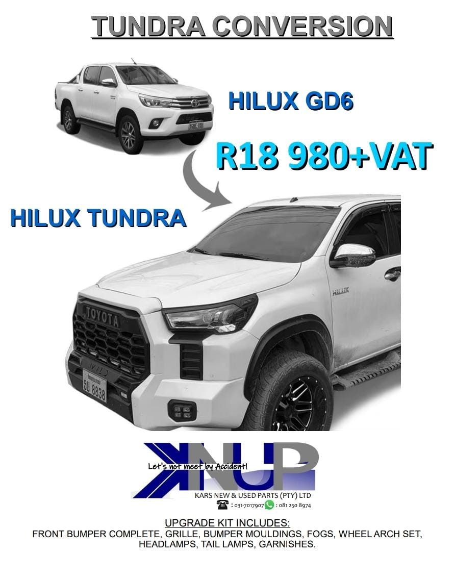 TOYOTA HILUX TUNDRA CONVERSATION - GD6 TO TUNDRA UPGRADE - R18980+VAT - Private Seller