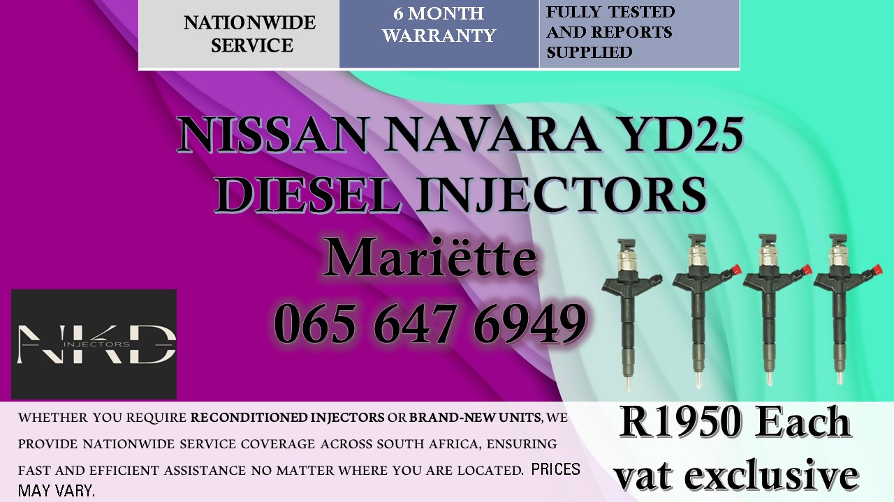 UNFORSEEN ENGIN NOISE INJECTORS NISSAN NAVARA YD25 - Private Seller UNFORSEEN ENGIN NOISE INJECTORS NISSAN NAVARA YD25 - Private Seller