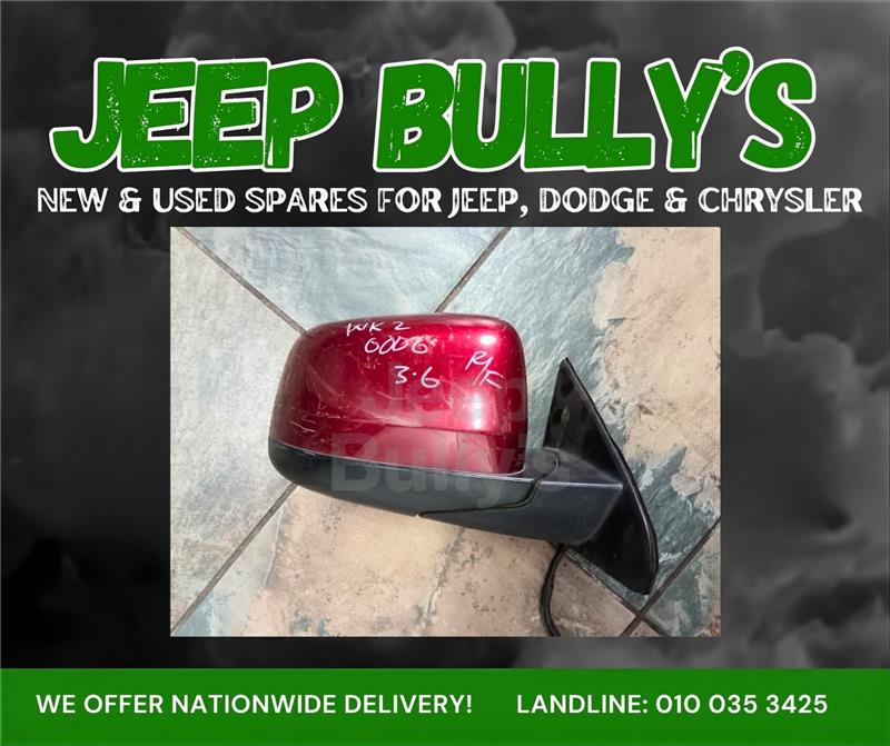 Jeep Grand Cherokee Wk2 3.6 Side Mirrors, Right Used. - Private Seller Jeep Grand Cherokee Wk2 3.6 Side Mirrors, Right Used. - Private Seller