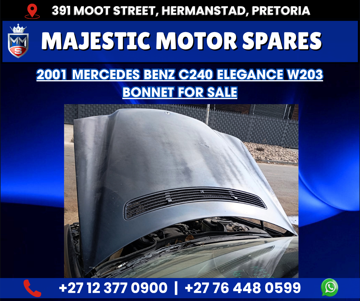 2001 Mercedes-Benz C240 Elegance W203 Bonnet – Used for Sale - Private Seller 2001 Mercedes-Benz C240 Elegance W203 Bonnet – Used for Sale - Private Seller