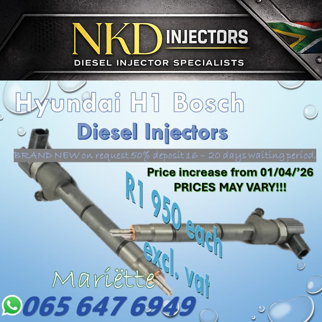 Diesel Injectors H1 Hyundai Bosch - Private Seller Diesel Injectors H1 Hyundai Bosch - Private Seller
