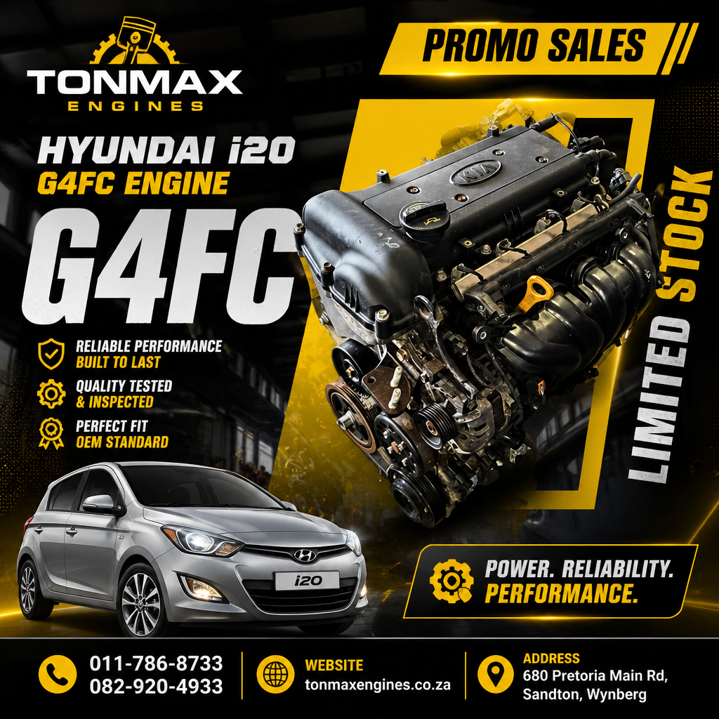 Hyundai i20 / Kai G4FC Engines for Sale - Private Seller Hyundai i20 / Kai G4FC Engines for Sale - Private Seller