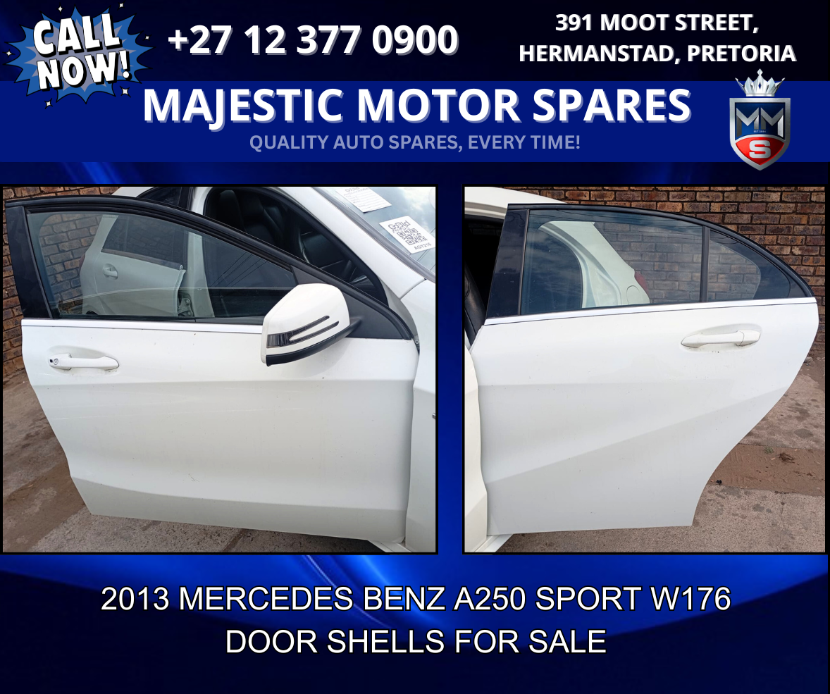 2013 Mercedes Benz A250 Sport W176 Door Shells For Sale – Used - Private Seller 2013 Mercedes Benz A250 Sport W176 Door Shells For Sale – Used - Private Seller