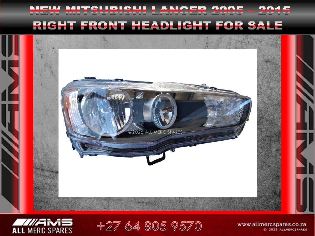 NEW LANCER 2005–2015 RIGHT HEADLIGHT
