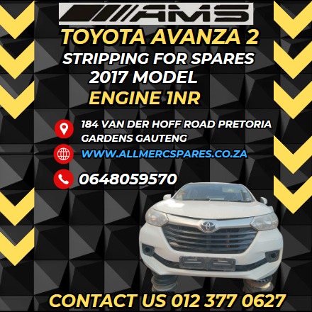 Toyota Avanza 2 (2017) Stripping for Spares - 1NZ Engine - Private Seller Toyota Avanza 2 (2017) Stripping for Spares - 1NZ Engine - Private Seller