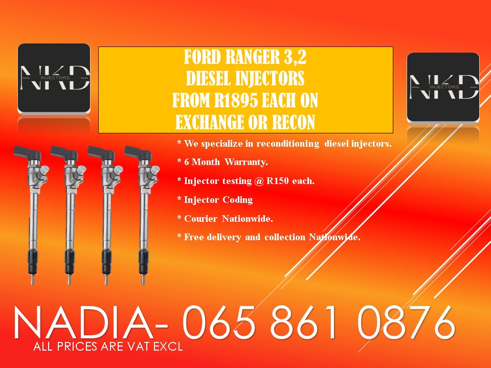Ford Ranger 3.2 siemens injectors for sale or recon - Private Seller Ford Ranger 3.2 siemens injectors for sale or recon - Private Seller