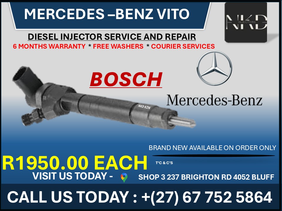 Mercedes-Benz Vito Diesel injectors - Private Seller Mercedes-Benz Vito Diesel injectors - Private Seller