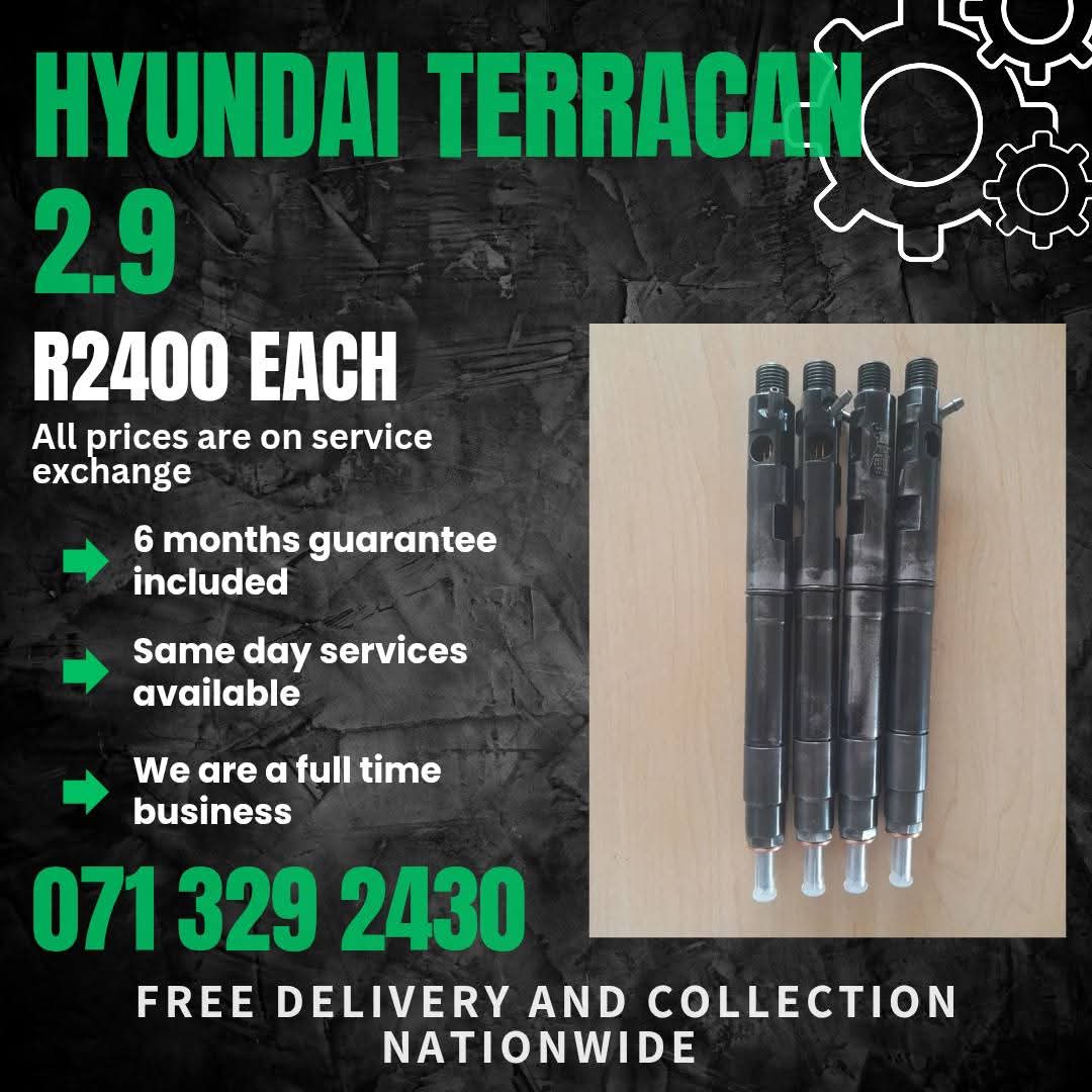 HYUNDAI TERRACAN 2.9 INJECTORS FOR SALE WITH WARRANTY - Private Seller HYUNDAI TERRACAN 2.9 INJECTORS FOR SALE WITH WARRANTY - Private Seller