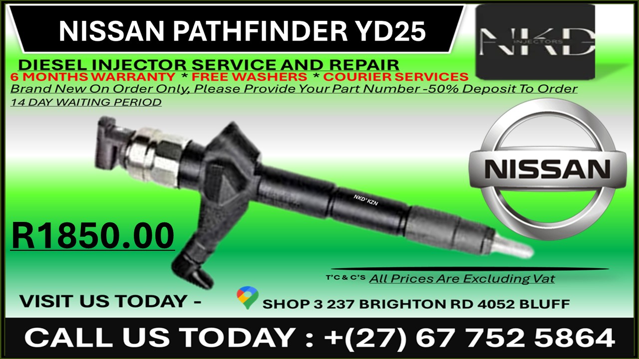 Nissan Pathfinder yd25 Diesel Injectors on Recondition - Private Seller Nissan Pathfinder yd25 Diesel Injectors on Recondition - Private Seller