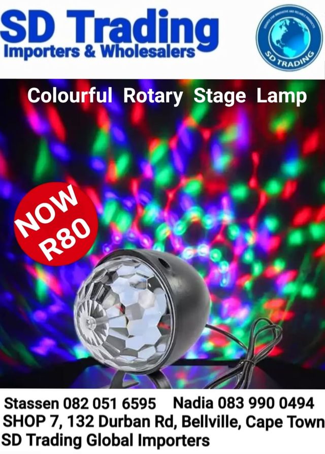 Rotary Multi Colour Stage Lamp