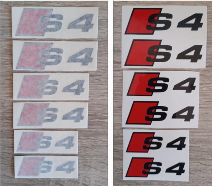 Audi S4 brake caliper stickers decals sets - Private Seller Audi S4 brake caliper stickers decals sets - Private Seller