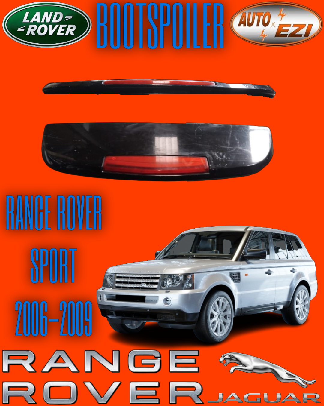 RANGE ROVER SPORT 2006-2009 SECONDHAND ORIGINAL BOOTSPOILER FOR SALE - Private Seller RANGE ROVER SPORT 2006-2009 SECONDHAND ORIGINAL BOOTSPOILER FOR SALE - Private Seller