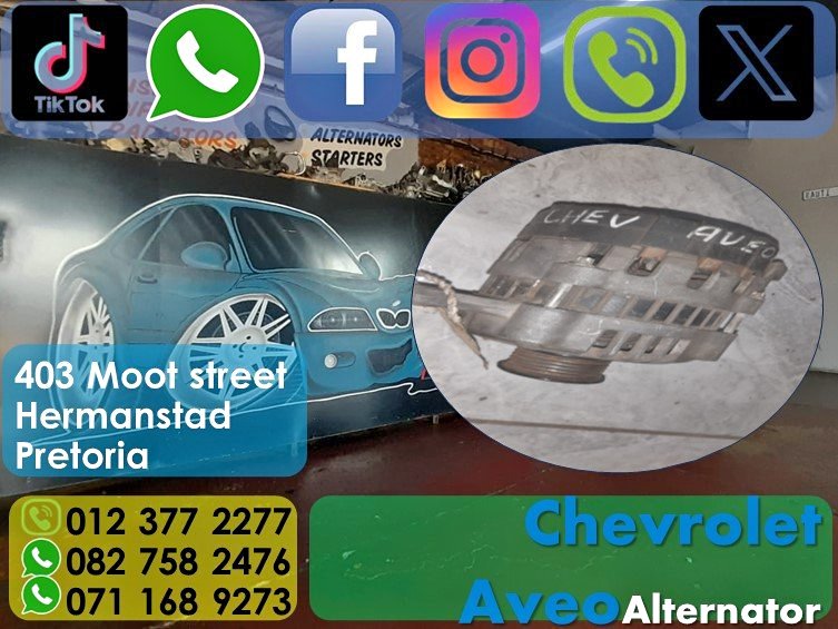 Chevrolet Aveo Alternator for sale. - Private Seller