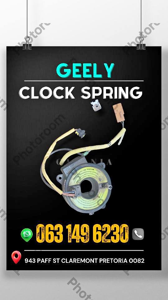 Geely clock spring Call or WhatsApp me - Private Seller