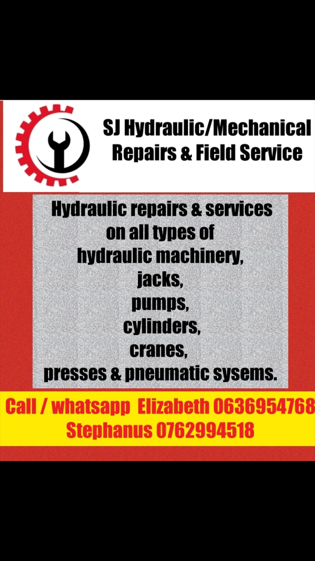 HYDRAULIC REPAIRS AND FIELD SERVICE 