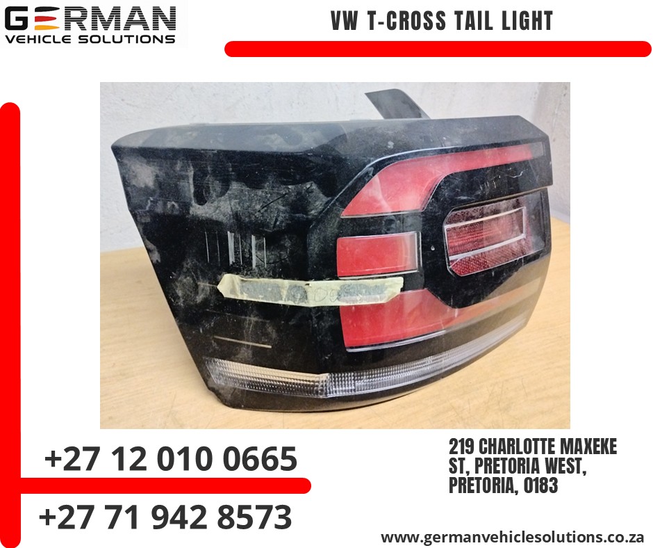 VW t-cross rear tail light second-hand original