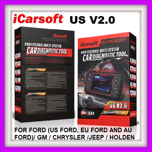 AUTO DIAGNOSTIC ICARSOFT US V2.0 FOR FORD (US FORD, EU FORD AND AU FORD)/ GM / CHRYSLER /JEEP 