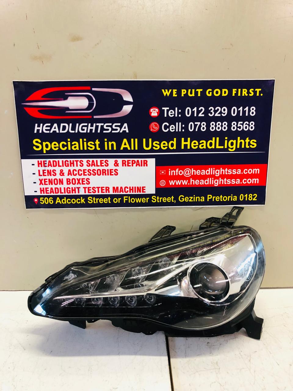 Toyota GT86 and Subaru BRZ left side Full LED headlight - Private Seller Toyota GT86 and Subaru BRZ left side Full LED headlight - Private Seller