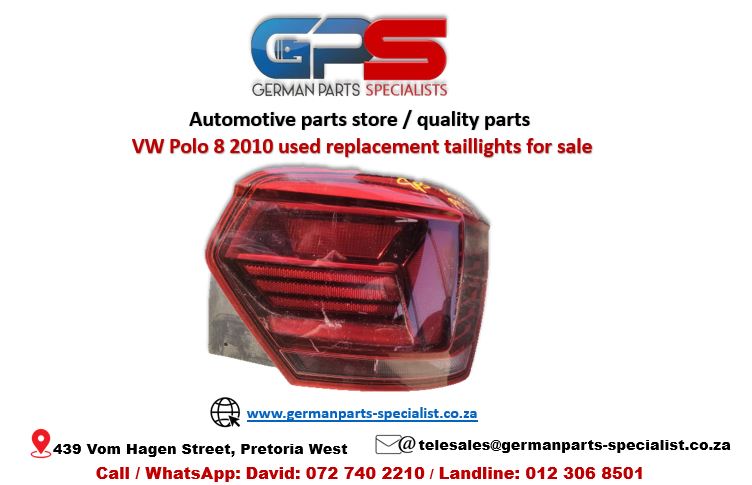 VW Polo 8 2010 used replacement taillights for sale - Private Seller VW Polo 8 2010 used replacement taillights for sale - Private Seller