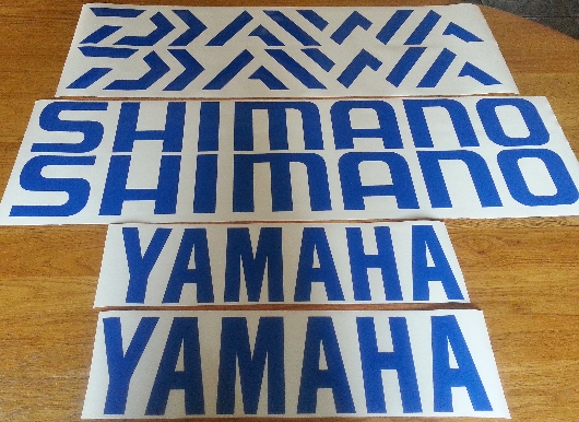 Boat / fishing decals stickers / vinyl cut graphics