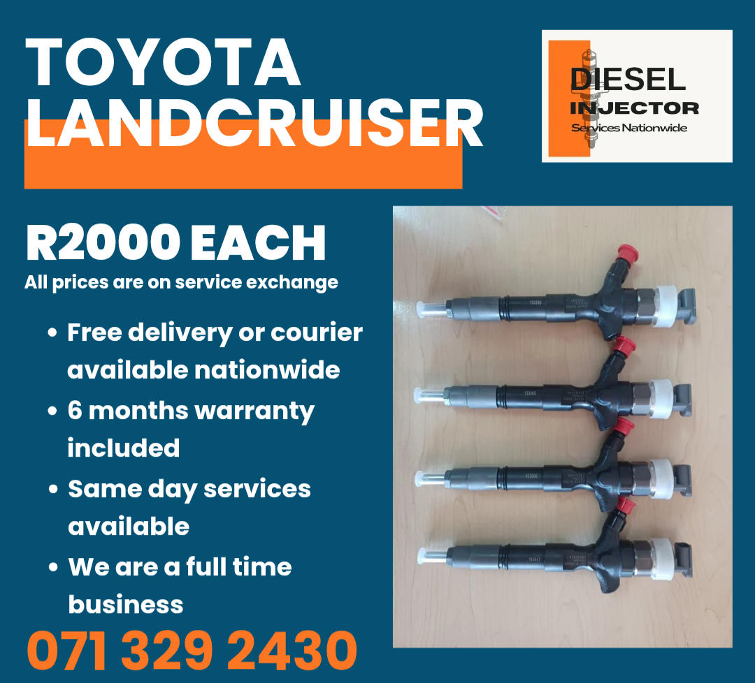 TOYOTA LANDCRUISER INJECTORS FOR SALE WITH WARRANTY