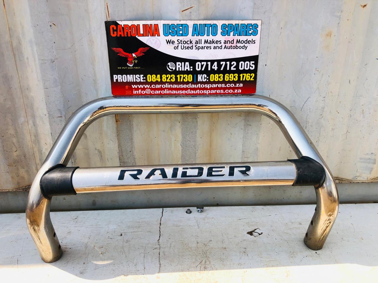 Ford Ranger T7 chrome nudge bar replacement (no brackets) - Private Seller