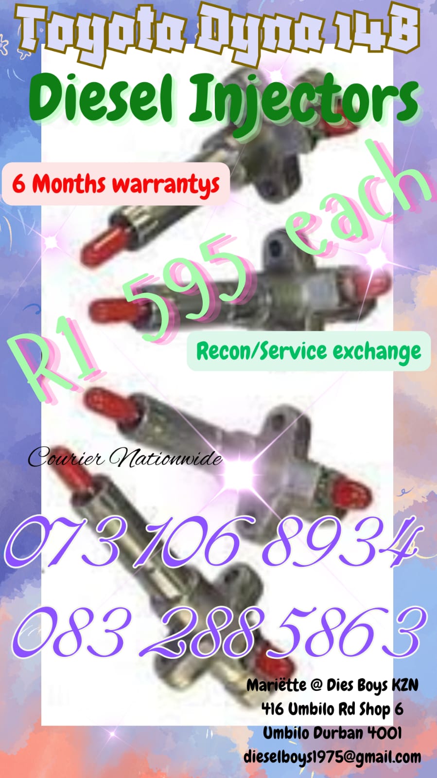 TOYOTA DYNA 14B DIESEL INJECTORS - Private Seller TOYOTA DYNA 14B DIESEL INJECTORS - Private Seller