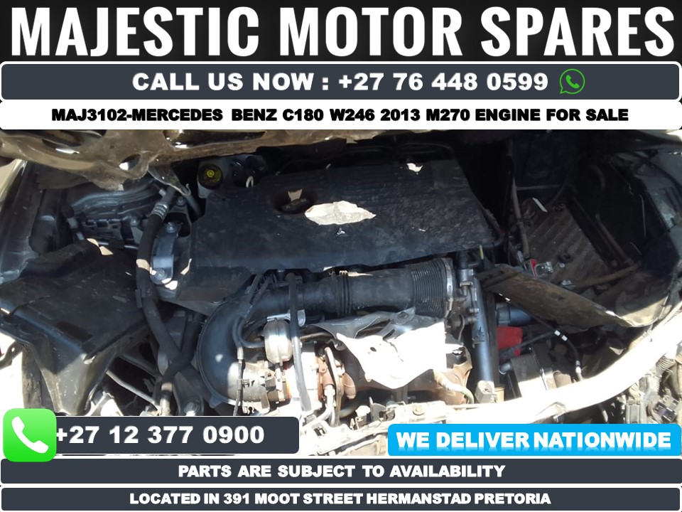 2013 Mercedes Benz B180 W246 M270 engine for sale - Private Seller 2013 Mercedes Benz B180 W246 M270 engine for sale - Private Seller
