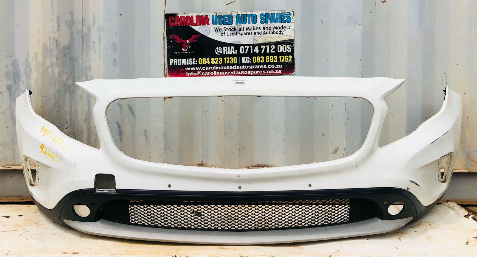 Mercedes Benz W1156 front bumper with bumper spoiler and lower grill - Private Seller Mercedes Benz W1156 front bumper with bumper spoiler and lower grill - Private Seller