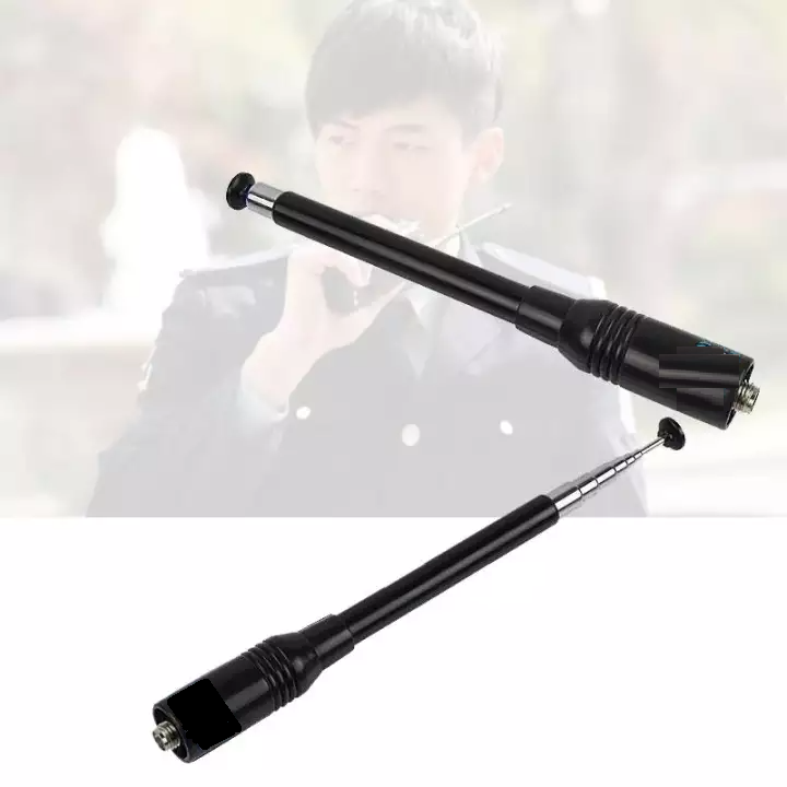 UHF Band Telescopic Antenna for Baofeng Walkie Talkies, Ham Radios, Transceivers
